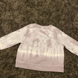 purple tie dye sweatshirt